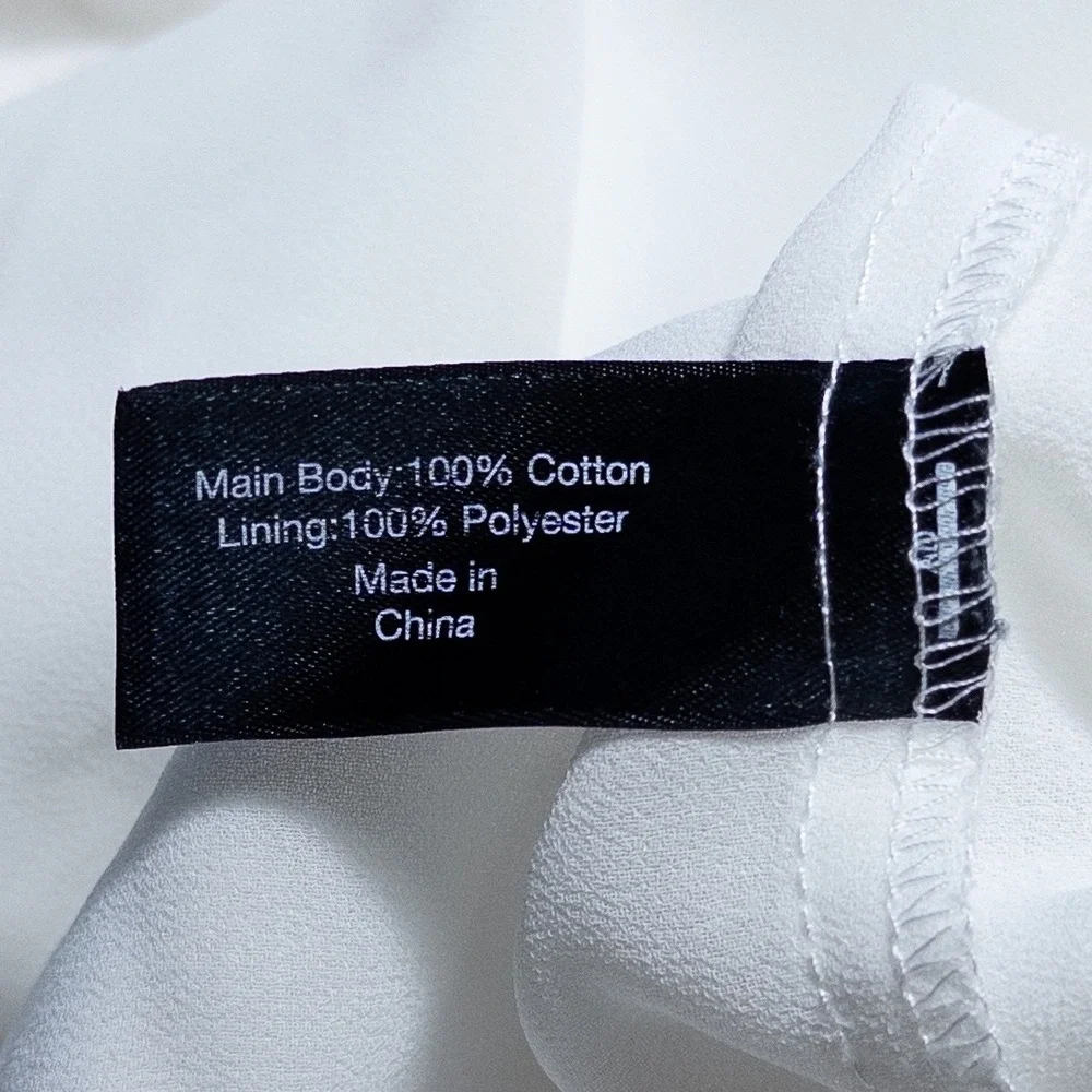 Lane Bryant Blouse Top Womens 26/28 4X White Lace Crochet Flutter Sleeve Boho - Picture 8 of 10